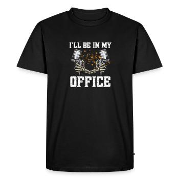 Body Painter Car Painter Painter - Men's Premium Organic T-Shirt - black - Front - Nico (187cm)