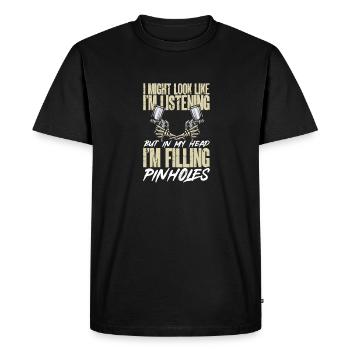 Body Painter Car Painter Painter - Men's Premium Organic T-Shirt - black - Front - Nico (187cm)