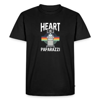 Cardiologist Medical Ultrasonography Ultrasound - Men's Premium Organic T-Shirt - black - Front - Nico (187cm)