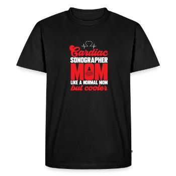 Cardiologist Medical Ultrasonography Ultrasound - Men's Premium Organic T-Shirt - black - Front - Nico (187cm)