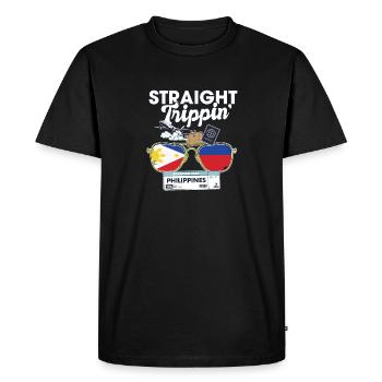 Straight Trippin' Philippines Vacation Tour - T-shirt Premium bio Homme - noir - Devant - Nico (187cm)
