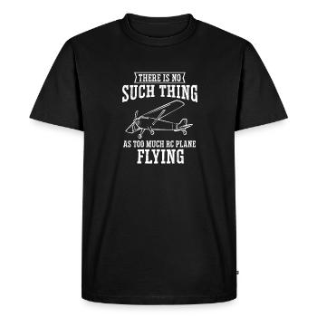 Modèle d’avion télécommandé - T-shirt Premium bio Homme - noir - Devant - Nico (187cm)