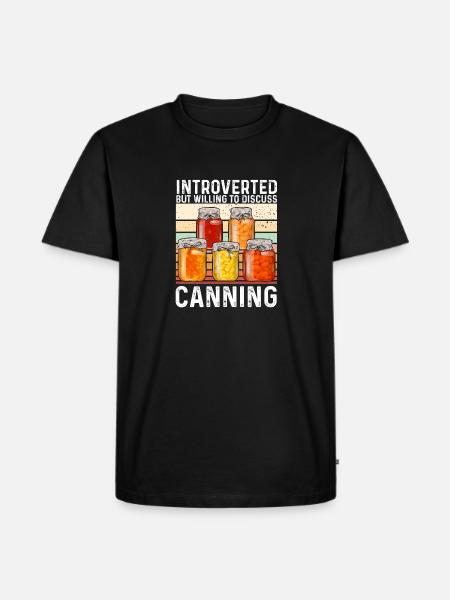 Einmachen Einkochen Lebensmitteln Konservieren - Männer Premium Bio T-Shirt - Schwarz