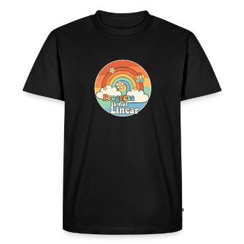 Les progrès de la thérapie ABA ne sont pas linéaires - T-shirt Premium bio Homme - noir - Devant - Nico (187cm)