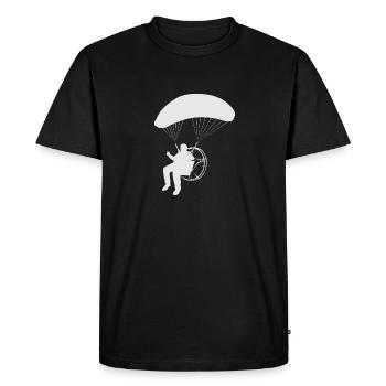 Paramotor Motorized paraglider - Men's Premium Organic T-Shirt - black - Front - Nico (187cm)