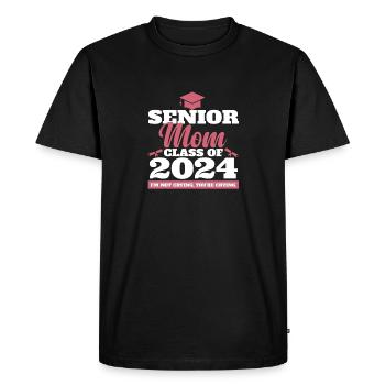 Proud Mama Senior Mom Class of 2024 Funny - T-shirt Premium bio Homme - noir - Devant - Nico (187cm)