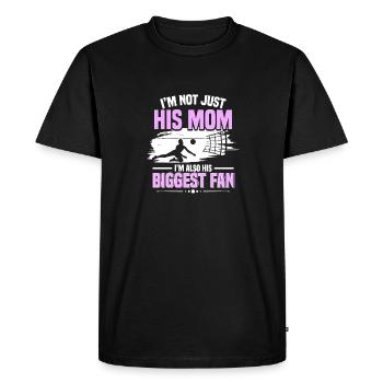 I'm Not Just His Mom I'm His Biggest Fan Mother Vo - Men's Premium Organic T-Shirt - black - Front - Nico (187cm)