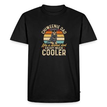Chiweenie Chien - T-shirt Premium bio Homme - noir - Devant - Nico (187cm)