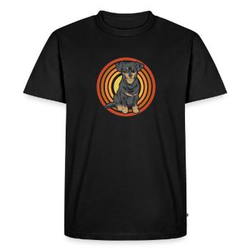 Chiweenie Chien - T-shirt Premium bio Homme - noir - Devant - Nico (187cm)