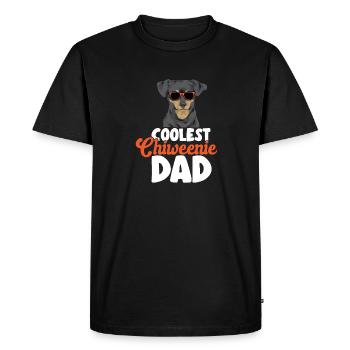 Chiweenie Chien - T-shirt Premium bio Homme - noir - Devant - Nico (187cm)
