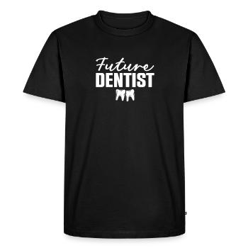 Futur dentiste dentiste assistant dentaire - T-shirt Premium bio Homme - noir - Devant - Nico (187cm)