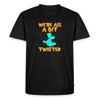 ballon animal fête ballon artiste - T-shirt Premium bio Homme - noir - Devant - Nico (187cm)