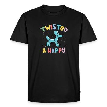 ballon animal fête ballon artiste - T-shirt Premium bio Homme - noir - Devant - Nico (187cm)