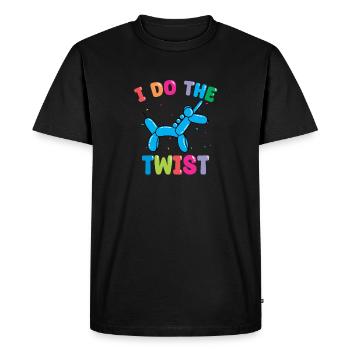 ballon animal fête ballon artiste - T-shirt Premium bio Homme - noir - Devant - Nico (187cm)