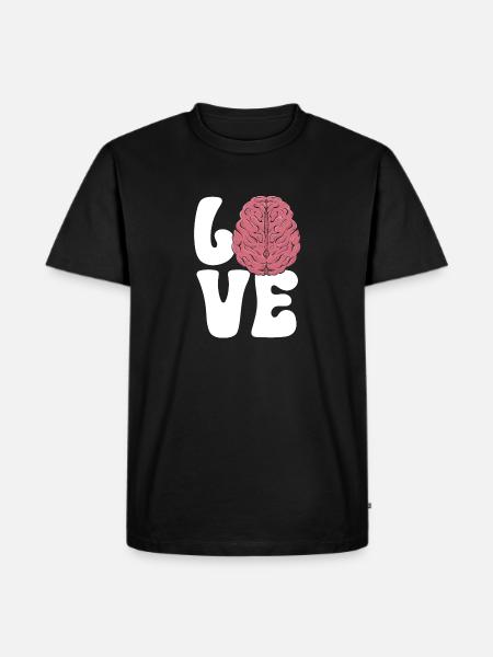 Neurology, Nurse, Brain, Neurologist - Men's Premium Organic T-Shirt - black
