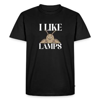 Moths Insect Collector Entomologist - Men's Premium Organic T-Shirt - black - Front - Nico (187cm)