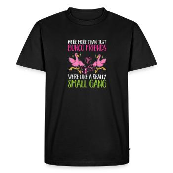 Jeu de dés Bunco - T-shirt Premium bio Homme - noir - Devant - Nico (187cm)