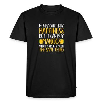 Mangue Fruit Mangue - T-shirt Premium bio Homme - noir - Devant - Nico (187cm)