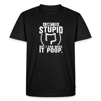 Gastroenterology Endoscopy Colonoscopy - Men's Premium Organic T-Shirt - black - Front - Nico (187cm)