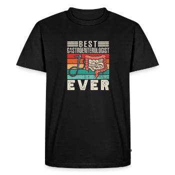 Gastroenterology Endoscopy Colonoscopy - Men's Premium Organic T-Shirt - black - Front - Nico (187cm)