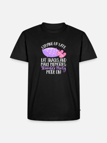 Soirée pyjama pyjama soirée pyjama - T-shirt Premium bio Homme - noir