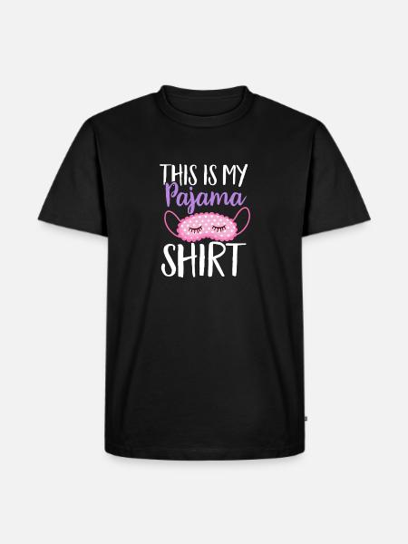 Soirée pyjama pyjama soirée pyjama - T-shirt Premium bio Homme - noir