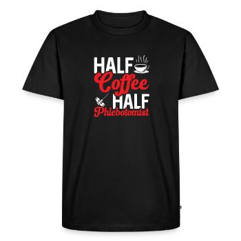 Phlebotomie Blutabnahme Blut Krankenschwester - Männer Premium Bio T-Shirt - Schwarz - Vorne - Nico (187cm)