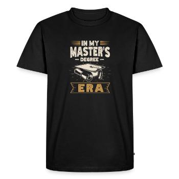 Master Etudes Master - T-shirt Premium bio Homme - noir - Devant - Nico (187cm)