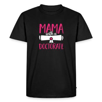 Doctorat Doctorat Doctorat Doctorat - T-shirt Premium bio Homme - noir - Devant - Nico (187cm)
