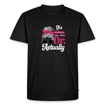 Doctorat Doctorat Doctorat Doctorat - T-shirt Premium bio Homme - noir - Devant - Nico (187cm)