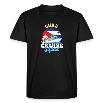 Cuba Cruise Squad Family Vacation Trip - Men's Premium Organic T-Shirt - black - Front - Nico (187cm)