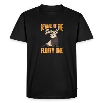 Furet, propriétaire de furet - T-shirt Premium bio Homme - noir - Devant - Nico (187cm)