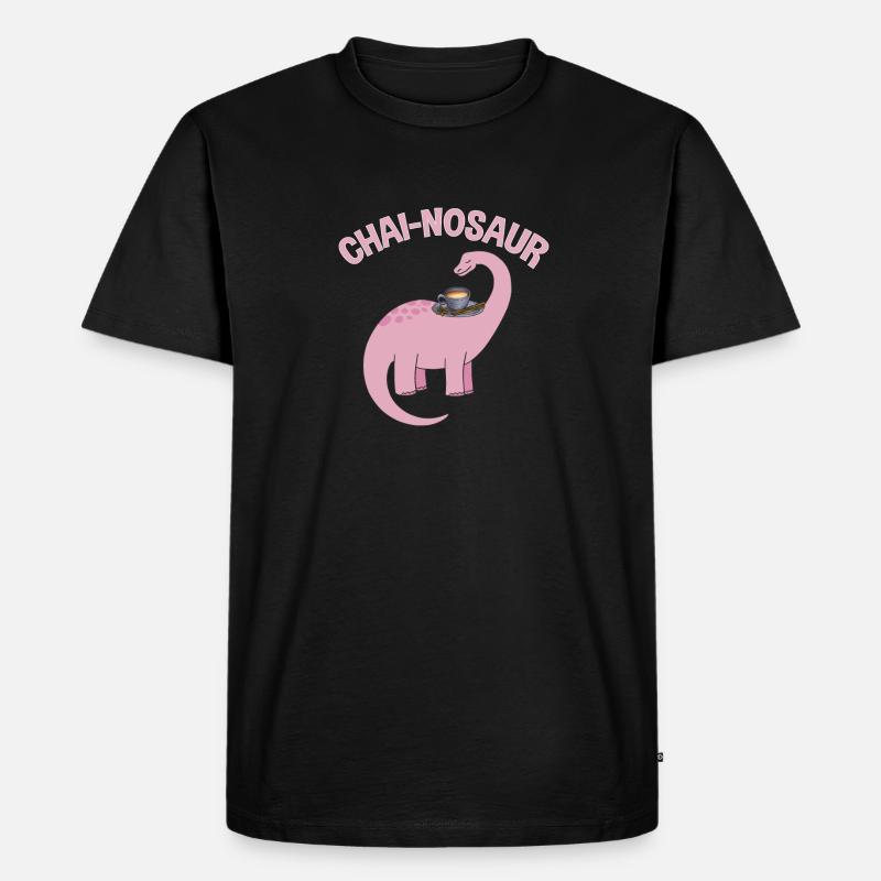 Chai Tee Masala Chai - Männer Premium Bio T-Shirt - Schwarz
