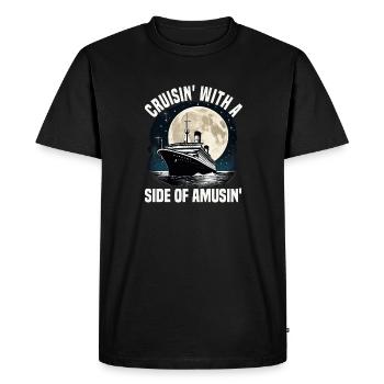 Croisière Voyage Croisière Bateau Vacances Groupe Matching - T-shirt Premium bio Homme - noir - Devant - Nico (187cm)