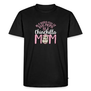 Chinchilla - T-shirt Premium bio Homme - noir - Devant - Nico (187cm)