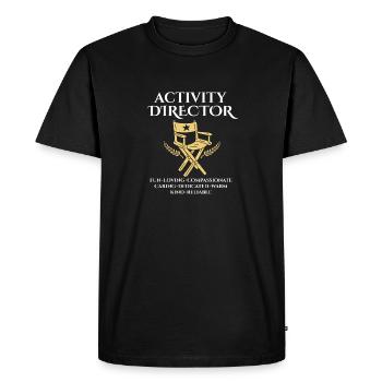 Fier directeur d’activité professionnel de l’appréciation - T-shirt Premium bio Homme - noir - Devant - Nico (187cm)