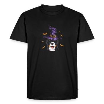 Chien Bernedoodle - T-shirt Premium bio Homme - noir - Devant - Nico (187cm)