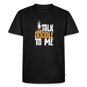 Chien Bernedoodle - T-shirt Premium bio Homme - noir - Devant - Nico (187cm)