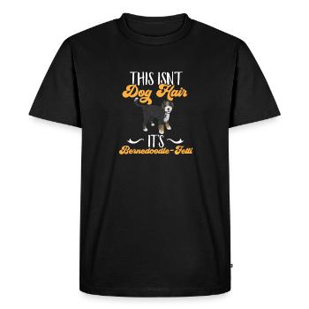 Chien Bernedoodle - T-shirt Premium bio Homme - noir - Devant - Nico (187cm)