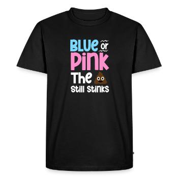 Annonce de bébé sexe révéler drôle fête de bébé - T-shirt Premium bio Homme - noir - Devant - Nico (187cm)