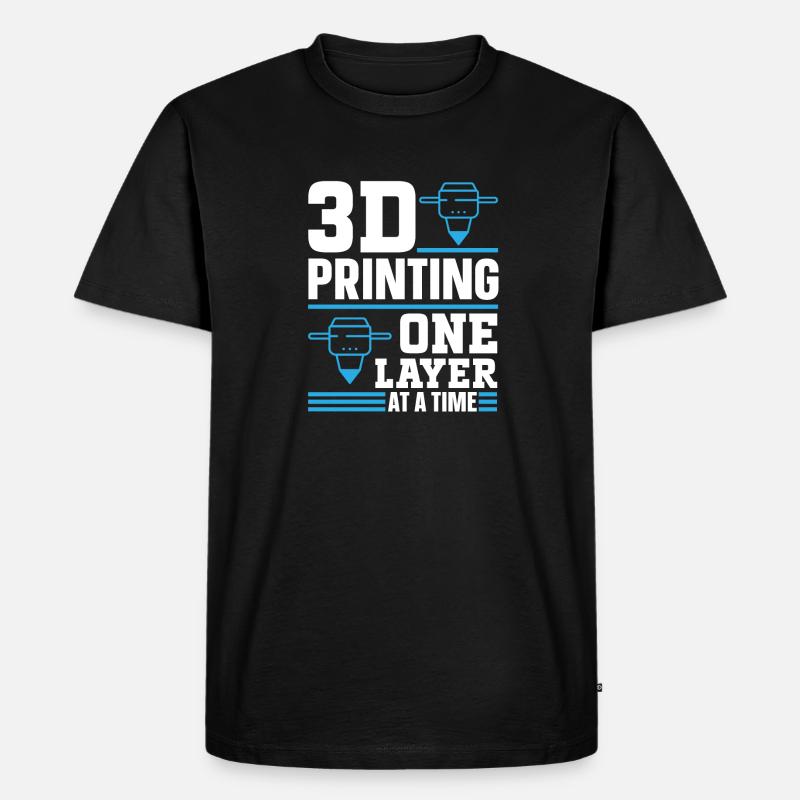 Imprimante 3D Impression 3D - T-shirt Premium bio Homme - noir