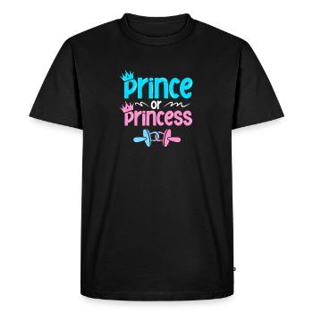 Annonce de bébé drôle sexe révéler fête de bébé - T-shirt Premium bio Homme - noir - Devant - Nico (187cm)