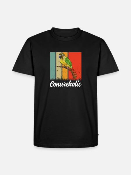 Molina Parakeet Parrot Bird Parakeet - Men's Premium Organic T-Shirt - black