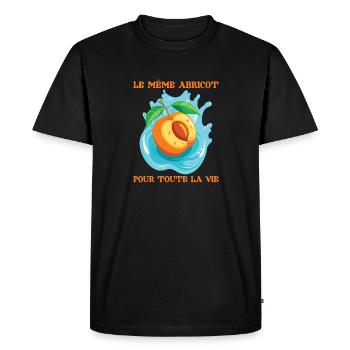 EVG Homme EVG Humour EVG Futur Marié Cadeau EVG - T-shirt Premium bio Homme - noir - Devant - Nico (187cm)