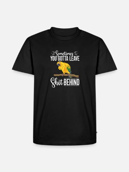 Parakeet Parrot Parakeet Bird - Men's Premium Organic T-Shirt - black