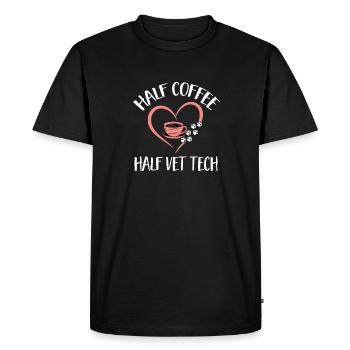 Vet Tech Veterinary Medicine Veterinary Technician - Men's Premium Organic T-Shirt - black - Front - Nico (187cm)