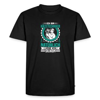 Refrigeration Technician Air Conditioning Technology for Air Conditioning Manufacturers - Men's Premium Organic T-Shirt - black - Front - Nico (187cm)