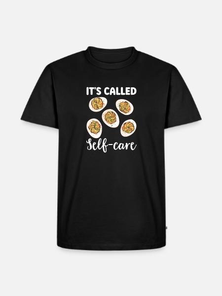 Stuffed Eggs Deviled Eggs - Men's Premium Organic T-Shirt - black