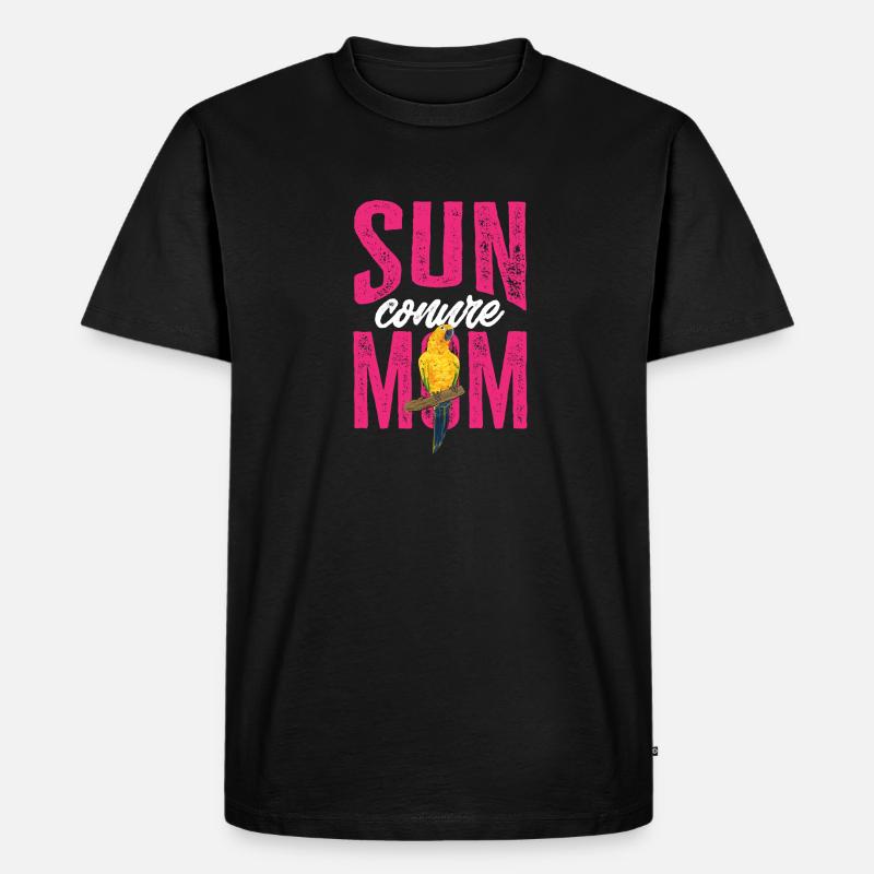 Sonnensittich Papagei Sittich Vogel - Männer Premium Bio T-Shirt - Schwarz