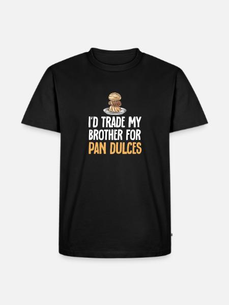 Concha Hispanic Mexican Pan Dulce - Men's Premium Organic T-Shirt - black